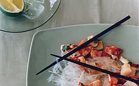 Lobster Salad with Glass Noodles and Jícama