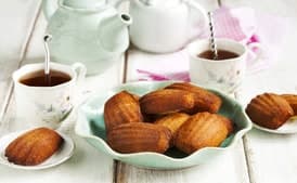 Madeleines with Lavender Honey