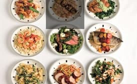 Mahi-Mahi Skewers with Tapenade and Couscous