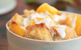 Mango Bread Pudding