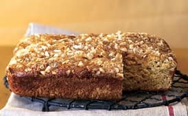 Mango Gingerbread with Macadamia Streusel