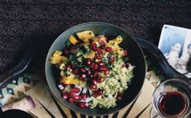 Mango Pomegranate Guacamole