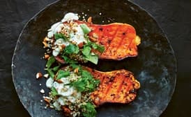 Maple and Chile Roasted Squash With Quinoa Tabouli