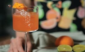 Enjoying a Margarita in Venezia