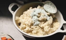 Mashed Potatoes with Ranch Dressing