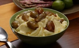 Mashed Yukon Gold Potatoes with Caramelized Shallots