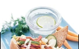 Mediterranean Roast Beef Pita