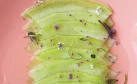 Melon Carpaccio with Lime