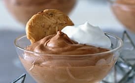 Mexican Chocolate Mousse with Burnt Rum