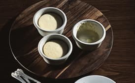 Meyer Lemon Custard Cakes