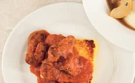 Milk Braised Pork Shoulder with Semolina Gnocchi