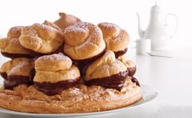 Milk Chocolate and Salted Caramel Gâteau Saint-Honoré