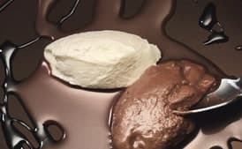 Milk Chocolate Mousse with Port Ganache and Whipped Crème Fraîche