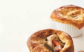Mini Chicken Pot Pies with Bacon and Marjoram