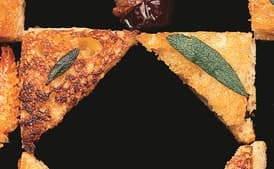 Mini Sage-and-Fontina Grilled Cheese Sandwiches