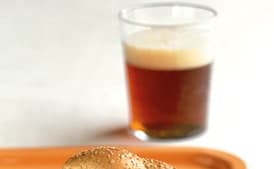 Minted Lamb Burgers with Feta and Hummus