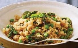 Minted Pea and Asparagus Risotto