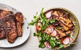 Miso- and Mayo-Marinated Short Ribs with Spicy Sauce