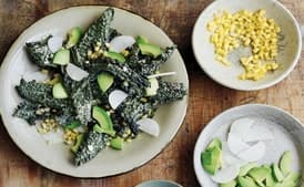 Miso Kale Caesar Salad