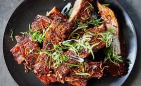 Miso Pork Ribs with Chile-Honey Glaze
