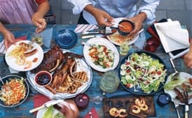 Mixed Grill with Cherry Cola Barbecue Sauce