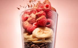 Mocha Berry-Almond Smoothie