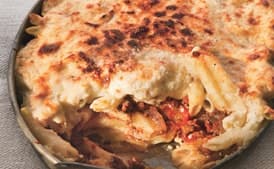 Moroccan-Spiced Pastitsio with Lamb and Feta