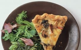 Mushroom and Fontina Quiche