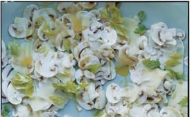 Mushroom Carpaccio with Pecorino Toscano