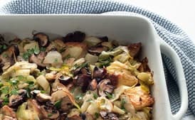 Mushroom, Leek, and Brioche Stuffing
