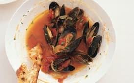 Mussels with Sherry, Saffron, and Paprika