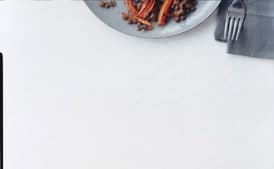 Mustard-Crusted Pork with Carrots and Lentils