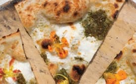 Nasturtium Pizza