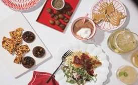 New Mexico Chile-Glazed Chicken on Hominy Polenta