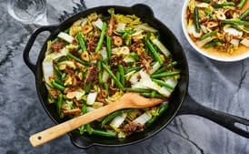 "Nextover" Chile-Orange Pork Stir-Fry