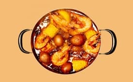 No-Frills Shrimp Boil