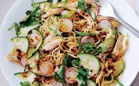 Noodle Salad With Chicken and Chile-Scallion Oil