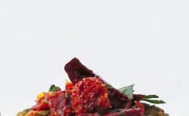 Olive Tomato Squares