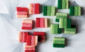 Ombre Rainbow Cookies