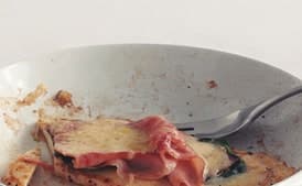 Open-Face Chicken Cordon Bleu