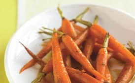 Orange-Roasted Baby Carrots with Honey