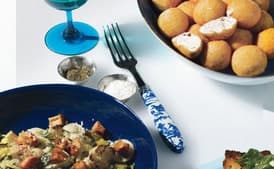 Orecchiette with Cauliflower, Anchovies, and Fried Croutons