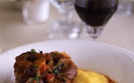 Osso Buco with Tomatoes, Olives, and Gremolata