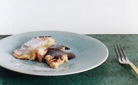 Oven Crespella with Nutella Sauce