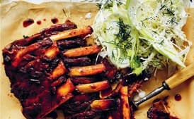 Sticky Maple and Bourbon Pork Ribs