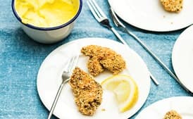 Oysters with Parmesan-Polenta Crust