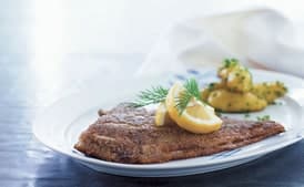 Pan-Fried Flounder with Potatoes in Parsley