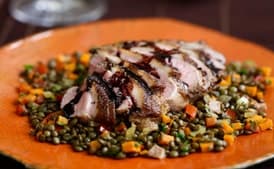 Pan-Seared Five-Spice Duck Breast with Balsamic Jus