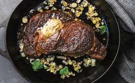 Pan-Seared Ribeye with Miso Butter