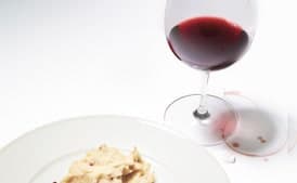 Pan-Seared Strip Steak with Red-Wine Pan Sauce and Pink-Peppercorn Butter